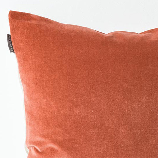 Luxury Velvet 50x50cm Filled Cushion Brandy