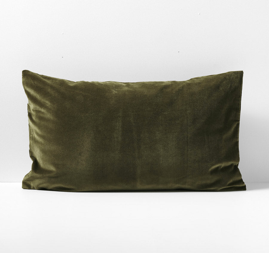 Luxury Velvet Standard Pillowcase Caper