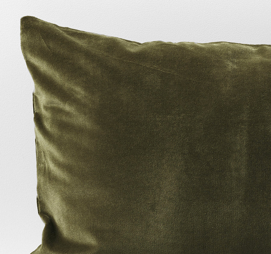 Luxury Velvet Standard Pillowcase Caper