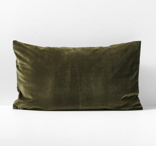 Luxury Velvet Standard Pillowcase Caper