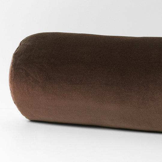 Luxury Velvet 18x60cm Filled Cushion Chocolate