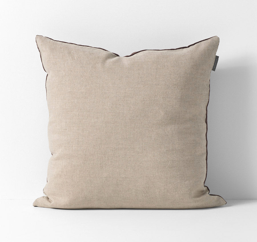 Luxury Velvet 50x50cm Filled Cushion Chocolate