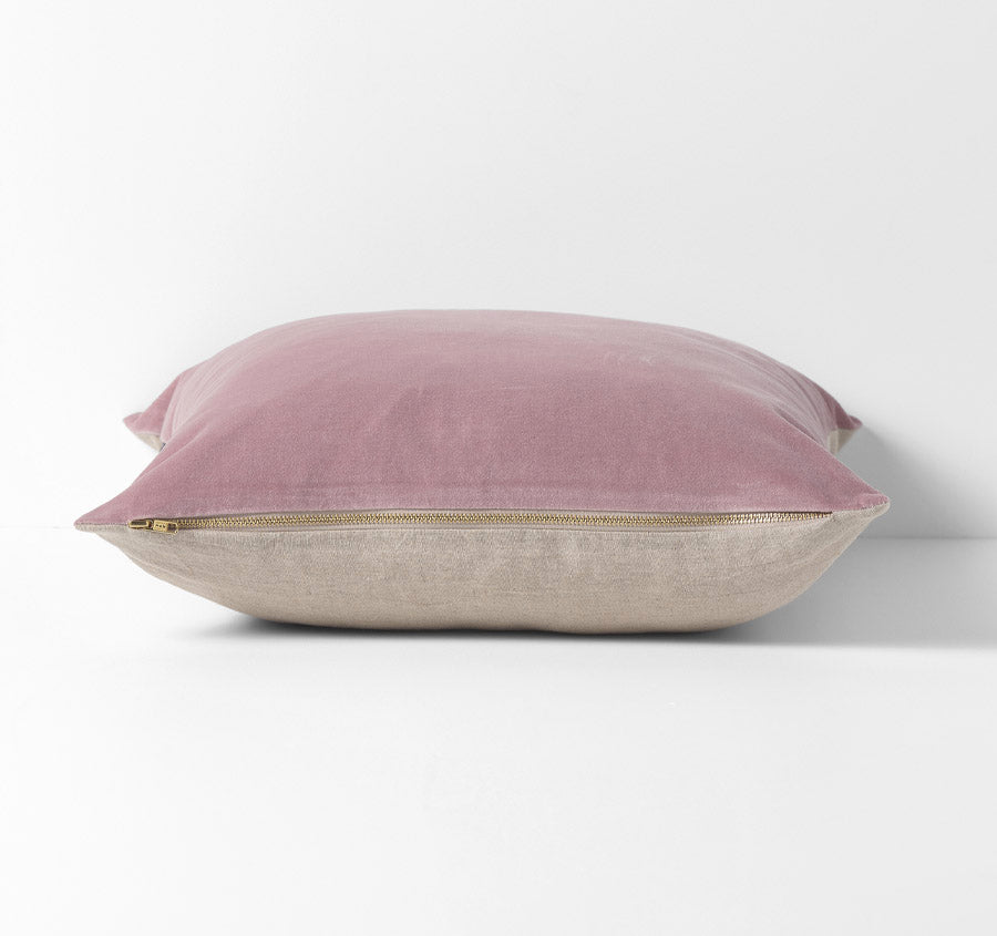 Luxury Velvet 50x50cm Filled Cushion Heather
