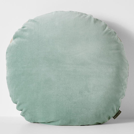 Luxury Velvet 55cm Round Filled Cushion Jade