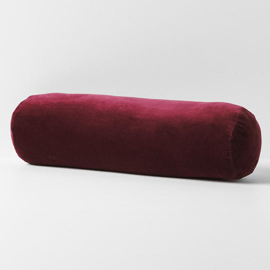 Luxury Velvet 18x60cm Filled Cushion Merlot