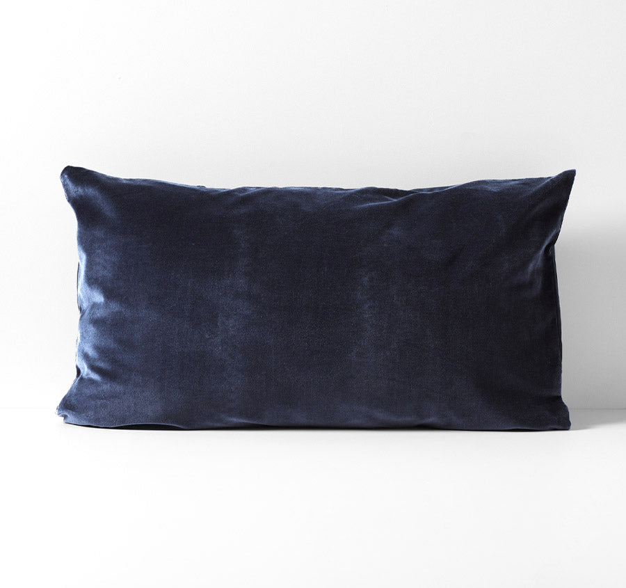 Luxury Velvet Standard Pillowcase Slate