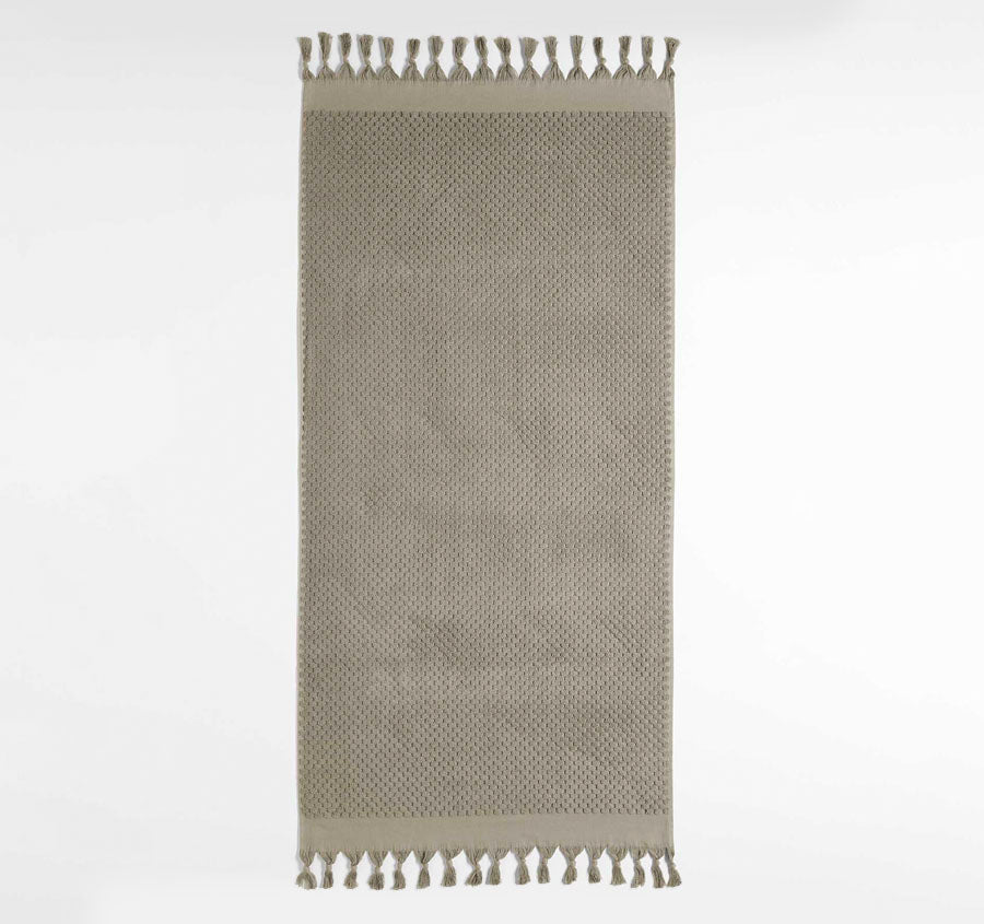 Milos 650GSM Cotton Bath Towel Range Feather