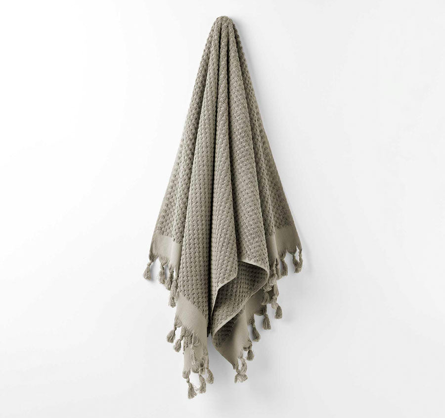 Milos 650GSM Cotton Bath Towel Range Feather