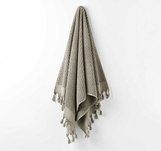 Milos 650GSM Cotton Bath Towel Range Feather