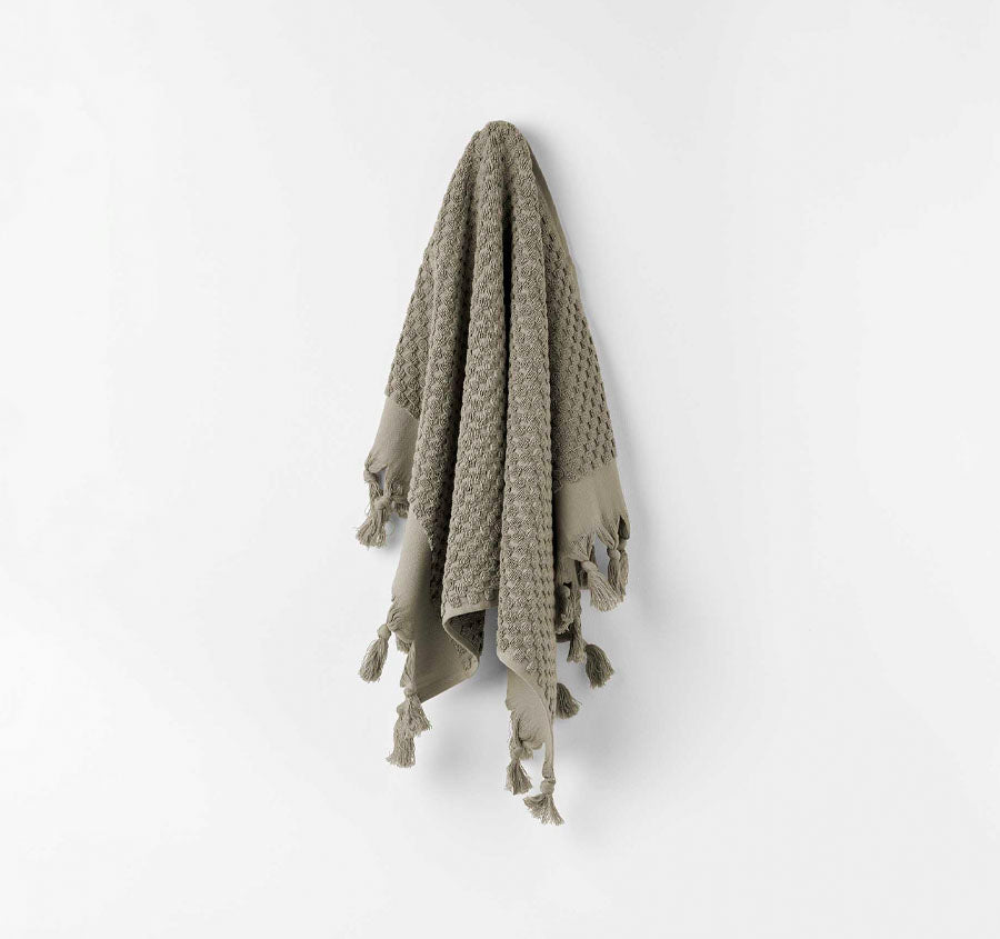 Milos 650GSM Cotton Bath Towel Range Feather