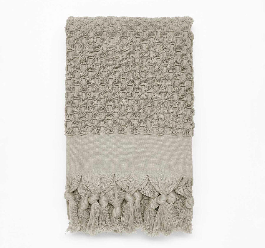 Milos 650GSM Cotton Bath Towel Range Feather