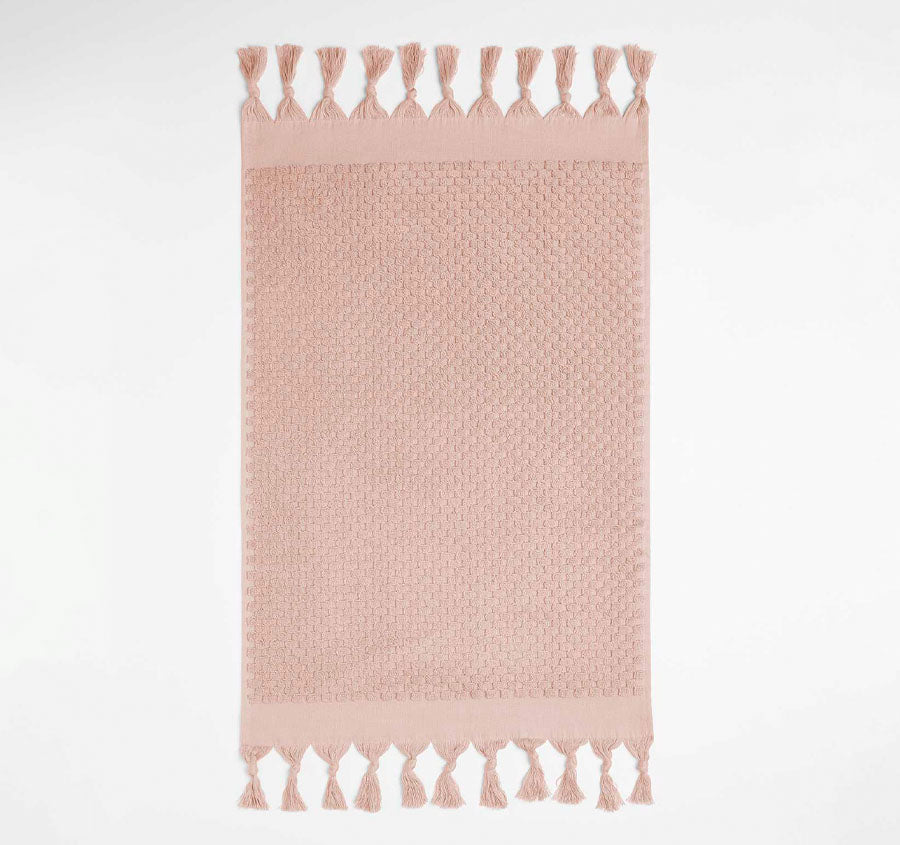 Milos 650GSM Cotton Bath Towel Range Pink Clay