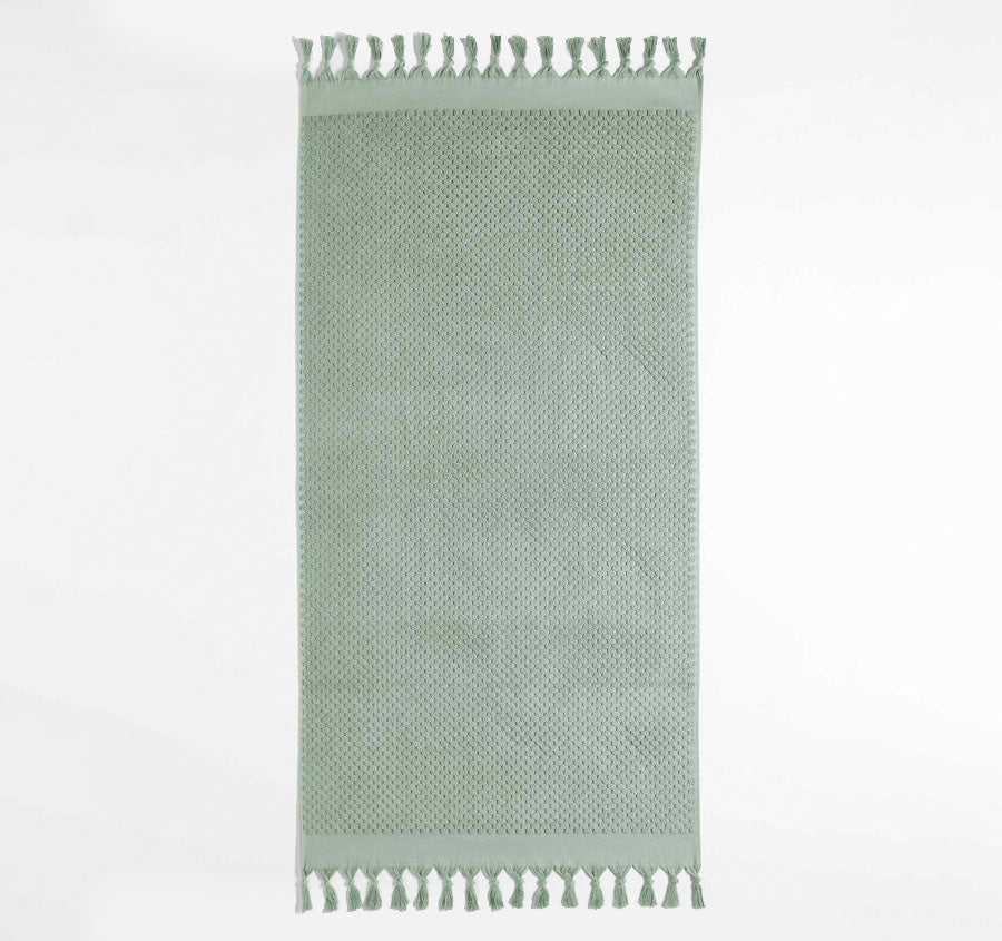 Milos 650GSM Cotton Bath Towel Range Sage