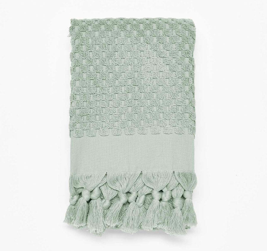 Milos 650GSM Cotton Bath Towel Range Sage