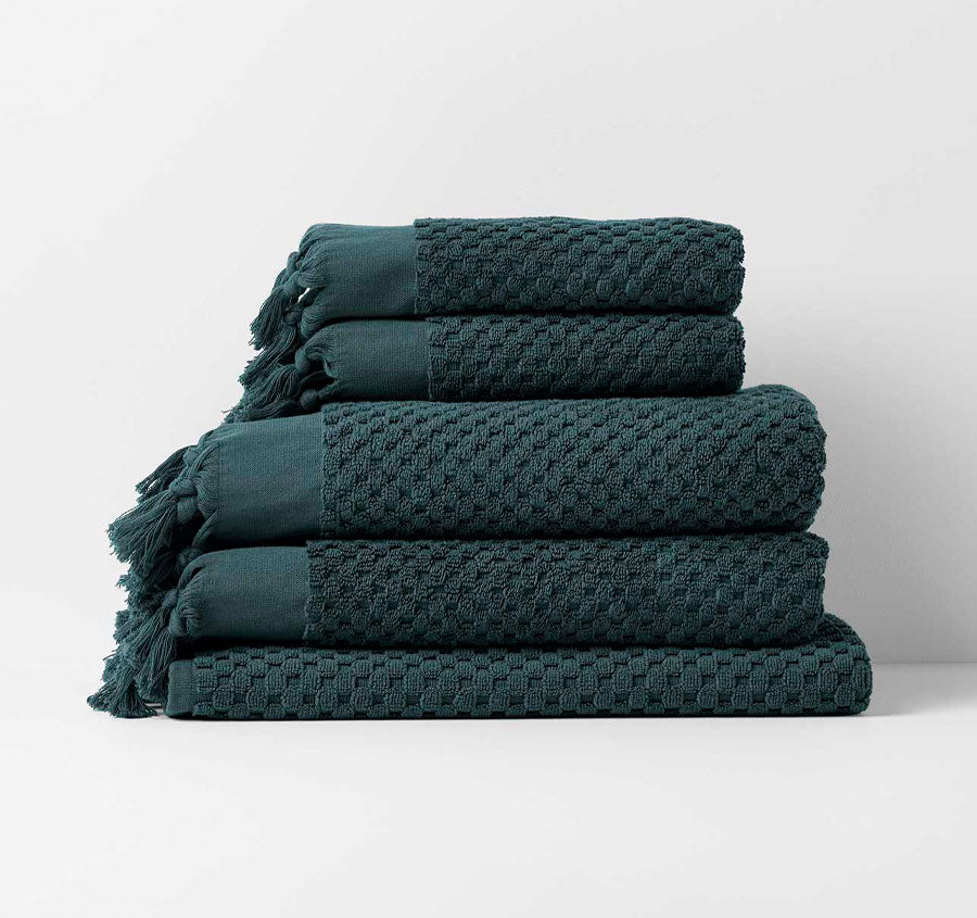 Milos 650GSM Cotton Bath Towel Range Slate