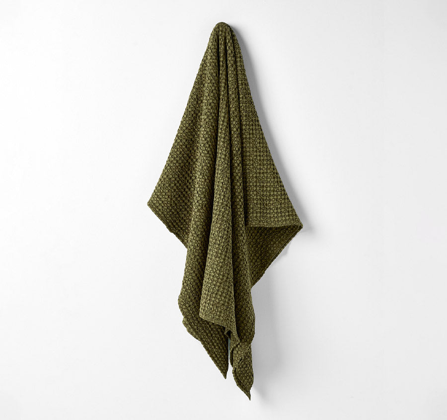 Waffle 140x200cm Throw Rug Caper