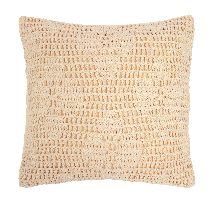 Callista 50x50cm Filled Cushion Custard