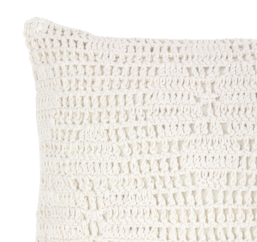 Callista 50x50cm Filled Cushion Ivory