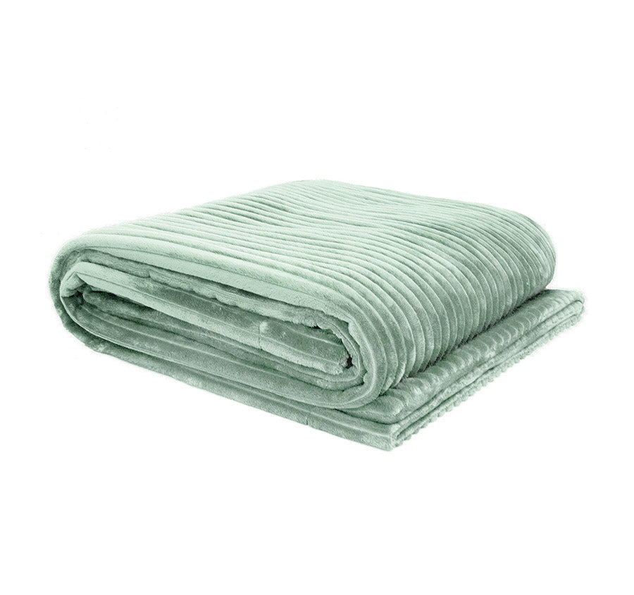 Channel 150x200cm Throw Rug Eucalyptus