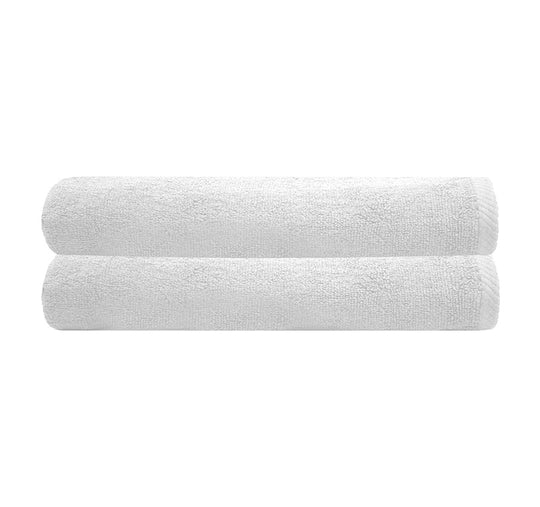 Chateau 2 Piece 500GSM Cotton Bath Sheet Set White