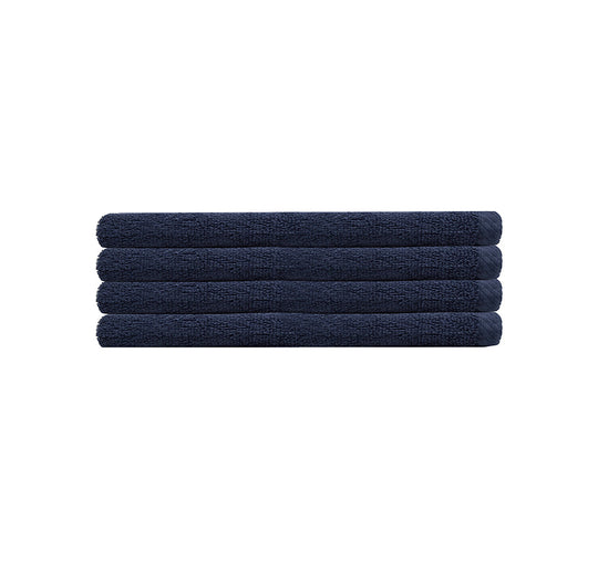 Chateau 4 Piece 500GSM Cotton Hand Towel Set Navy