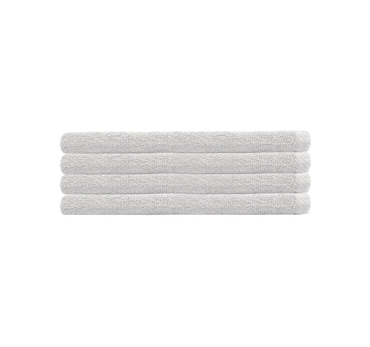 Chateau 4 Piece 500GSM Cotton Hand Towel Set White
