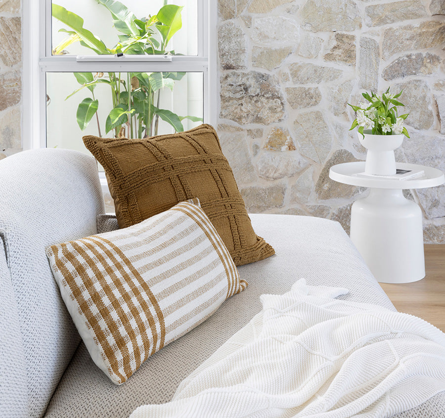 Christos 50x50cm Filled Cushion Tobacco