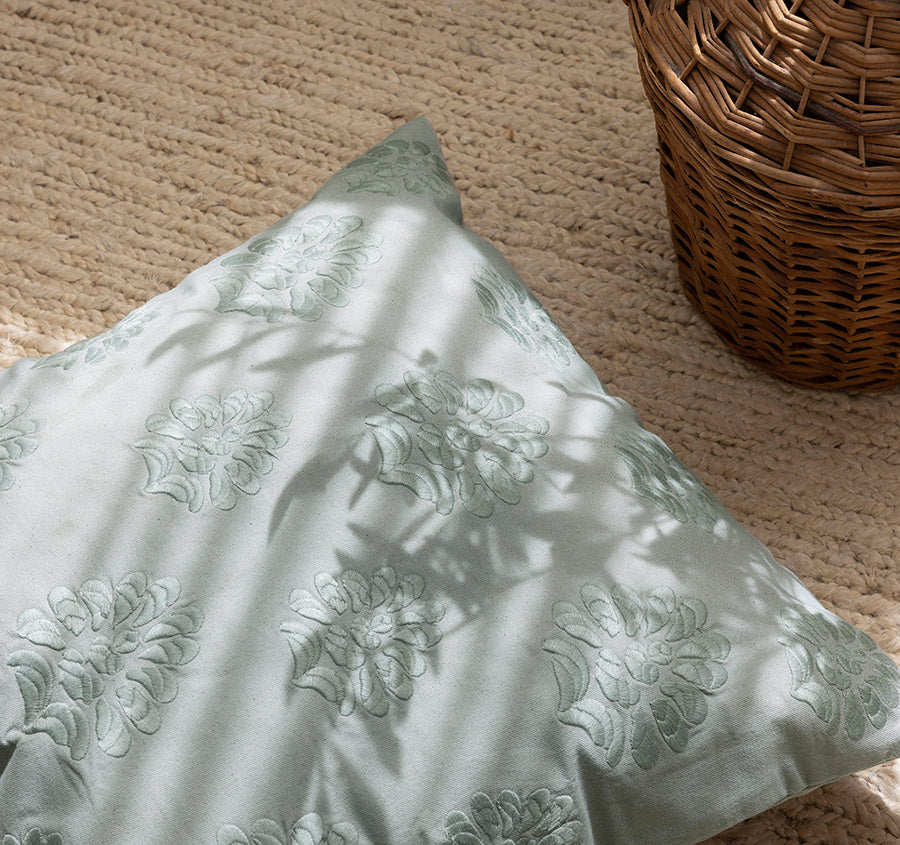 Cora 50x50cm Filled Cushion Eucalyptus