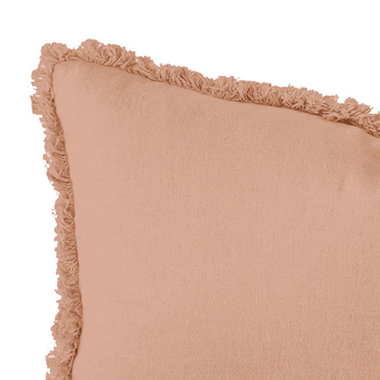 French Linen 30x60cm Filled Cushion Tea Rose