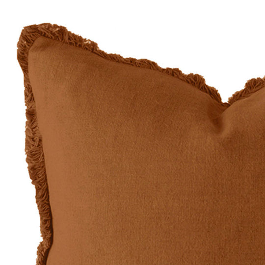 French Linen 50x50cm Filled Cushion Hazel