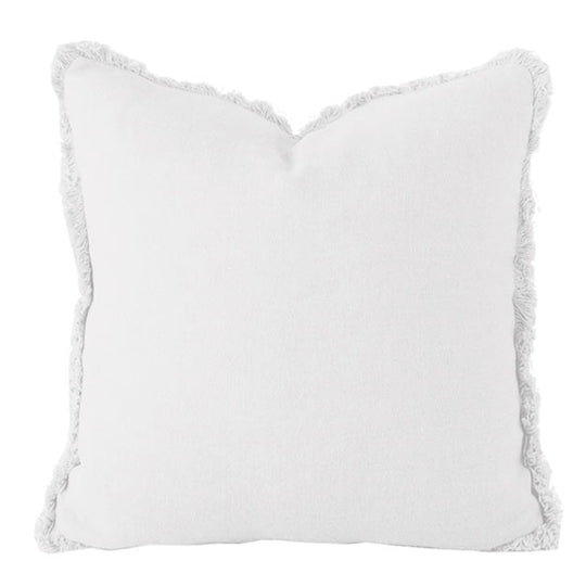 French Linen 50x50cm Filled Cushion Snow