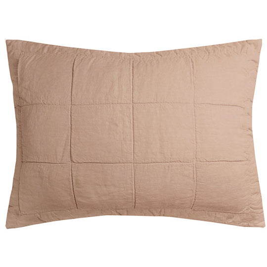 French Linen Standard Pillowsham Tea Rose