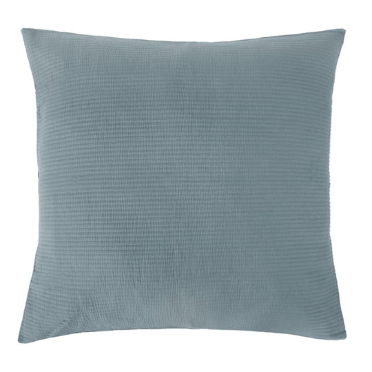 Grace European Pillowcase Steel Blue