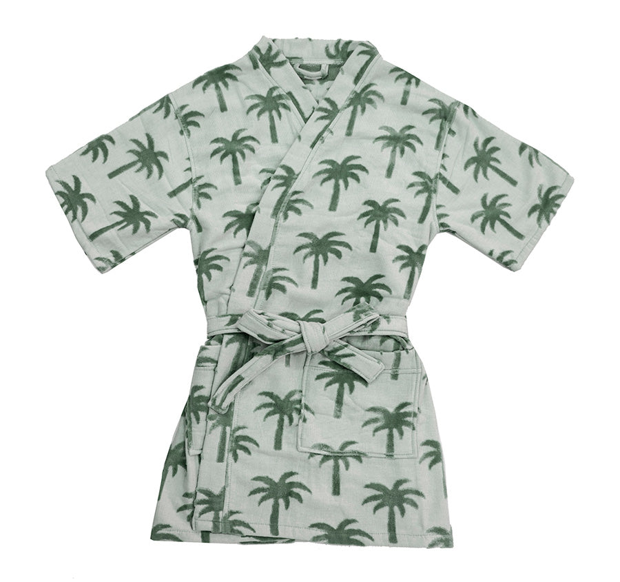Palm Cotton Robe Sage