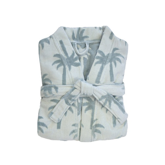Palm Cotton Robe Surf
