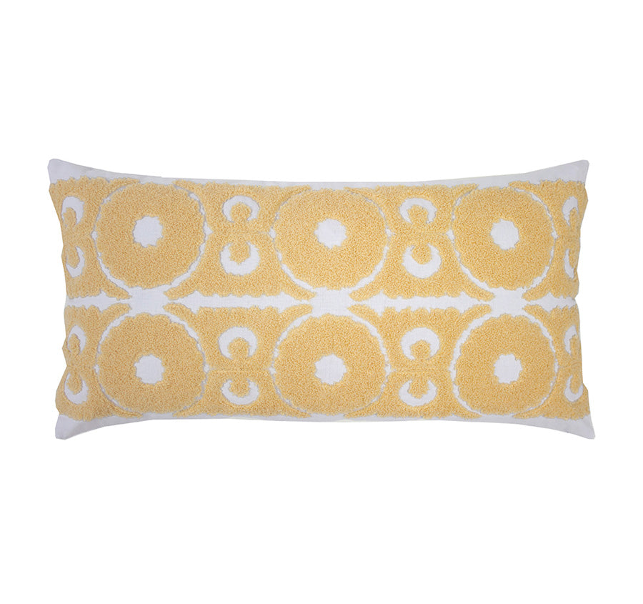 Philippa 30x60cm Filled Cushion Custard