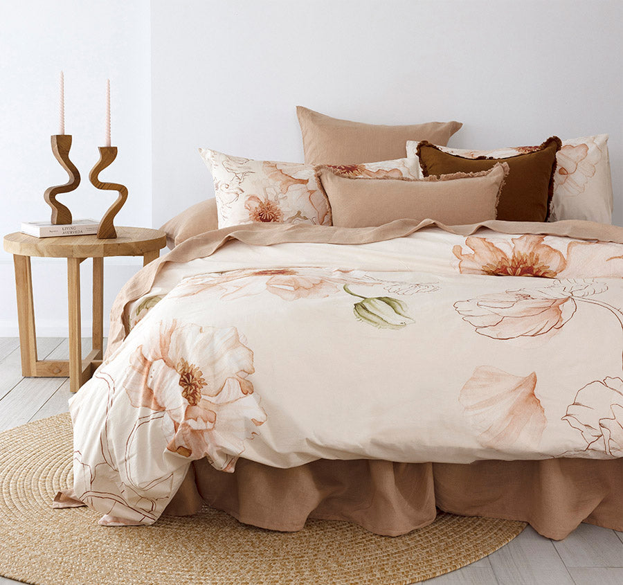 Poppy Quilt Cover Set Range