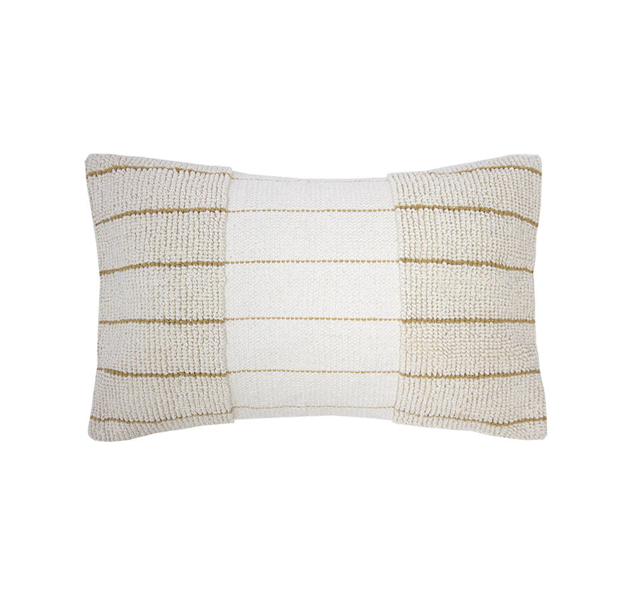 Queenie 30x60cm Filled Cushion Ivory
