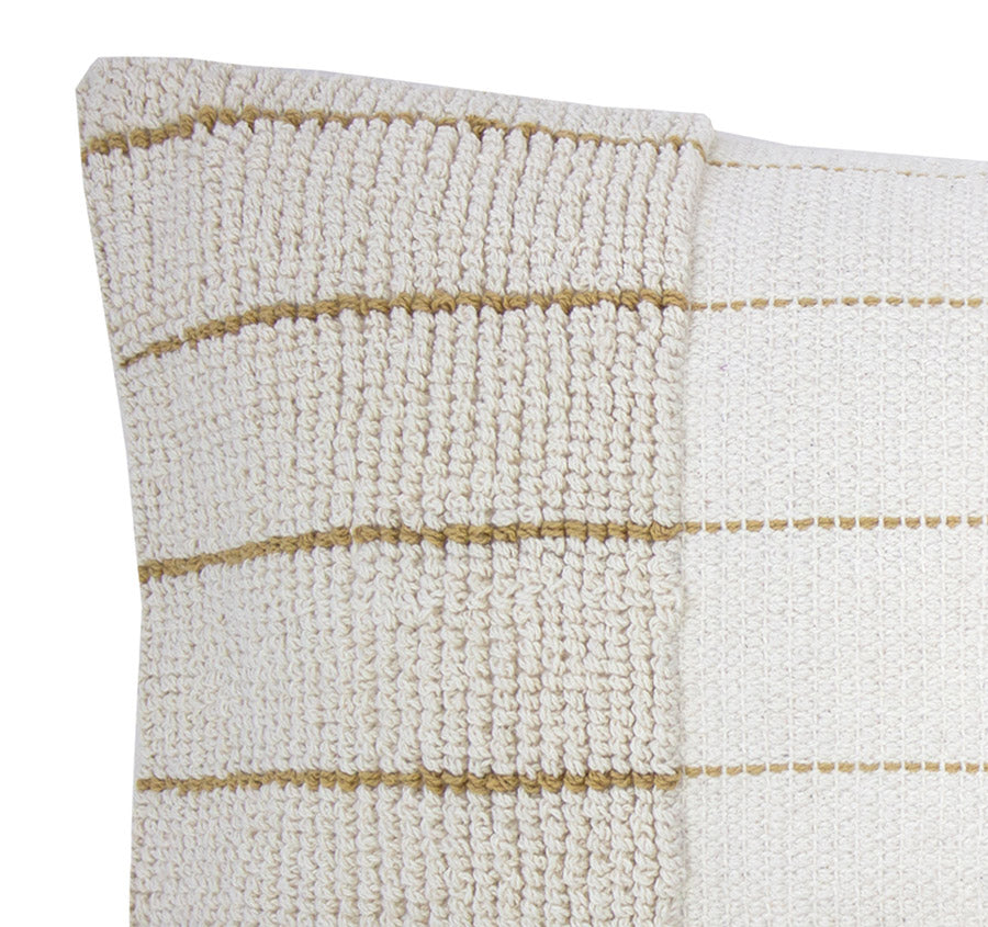 Queenie 30x60cm Filled Cushion Ivory