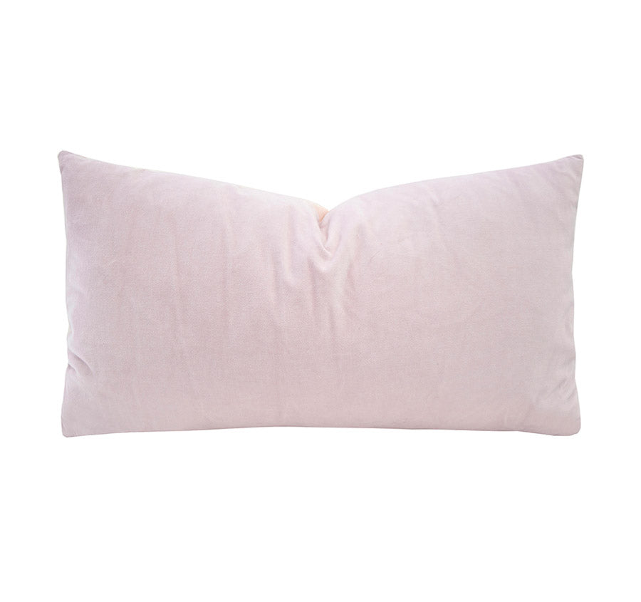 Velvet 30x60cm Filled Cushion Thistle