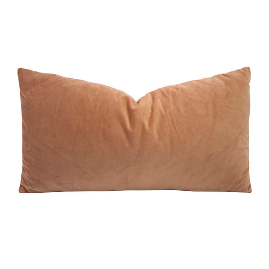 Velvet 30x60cm Filled Cushion Woodrose