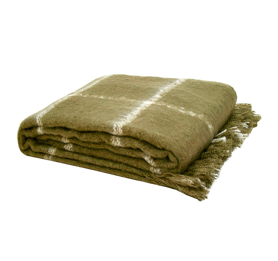 Rigby 130x200cm Throw Rug Olive