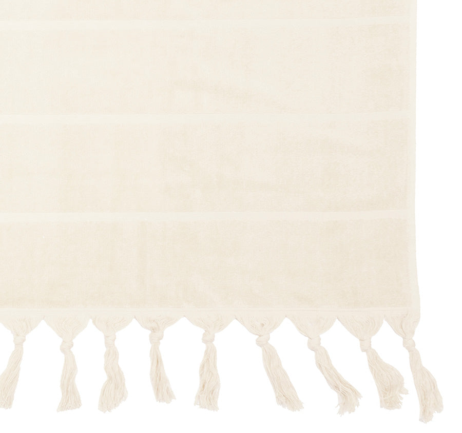 Santorini 90x170cm Beach Towel Ivory
