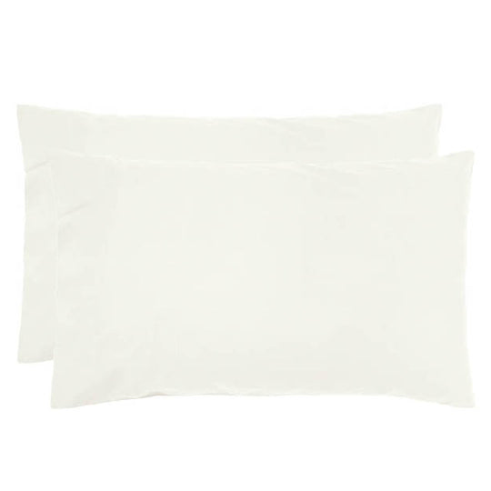 Temple Organic Cotton Standard Pillowcase Pair Snow