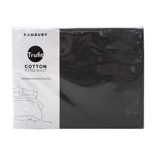 Trufit Fitted Sheet Range Charcoal