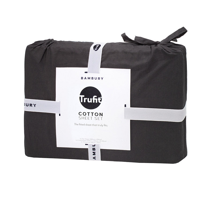 Trufit Mega Sheet Set Range Charcoal