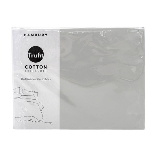 Trufit Fitted Sheet Range Silver