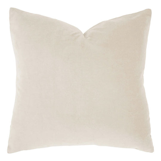 Velvet 50x50cm Filled Cushion Pearl