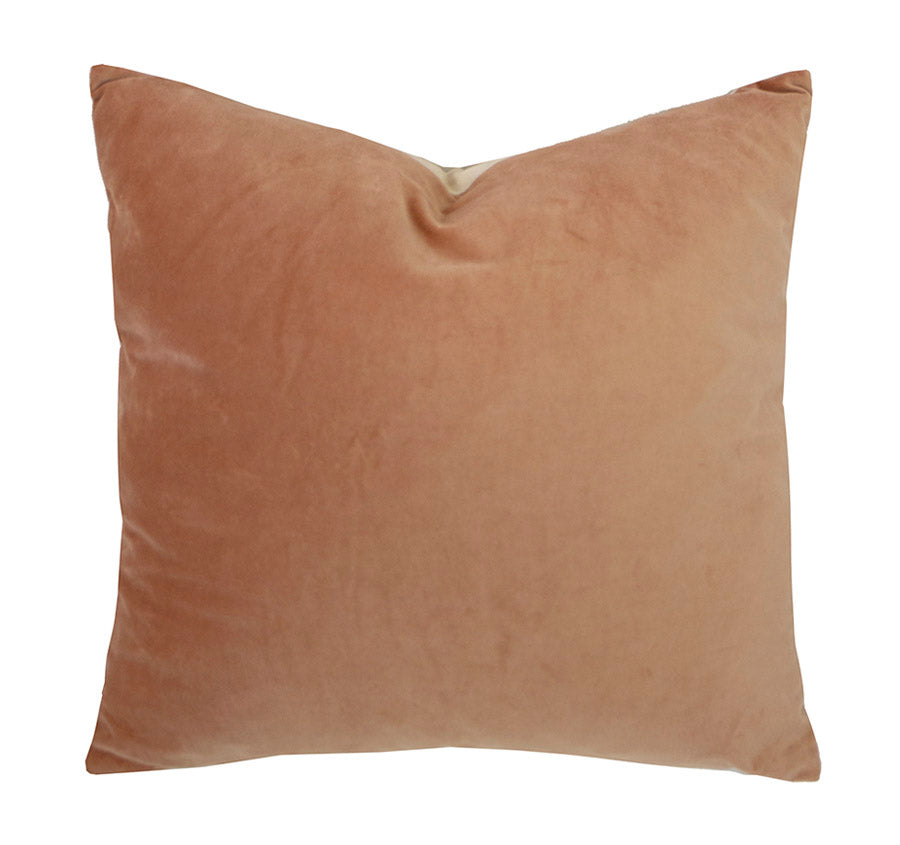 Velvet 50x50cm Filled Cushion Woodrose