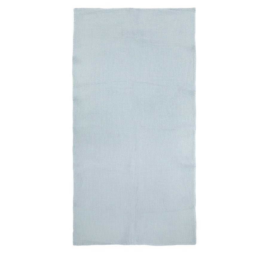 Waffle Cotton Bath Towel Range Cloud
